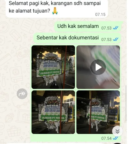 Pengiriman Papan Bunga Selamat Pasar Ciputat