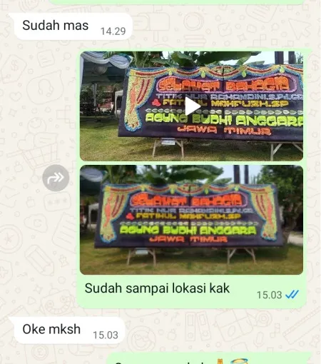 Pengiriman Papan Bunga Pasar Ciputat