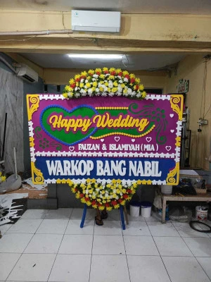 Papan Bunga di Pasar Ciputat