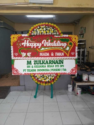 Papan Bunga di Pasar Ciputat