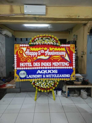 Papan Bunga di Pasar Ciputat