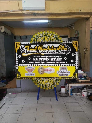 Papan Bunga di Pasar Ciputat