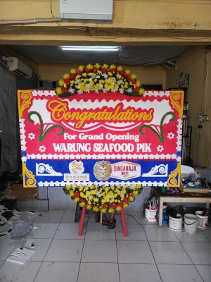 Papan Bunga di Pasar Ciputat