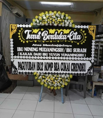 Papan Bunga di Pasar Ciputat